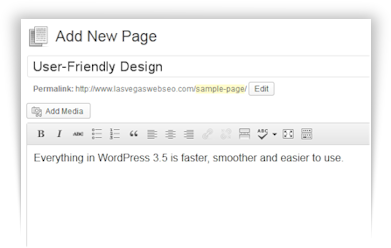 WordPress screen shot