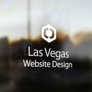 Las Vegas Website Design logo on window